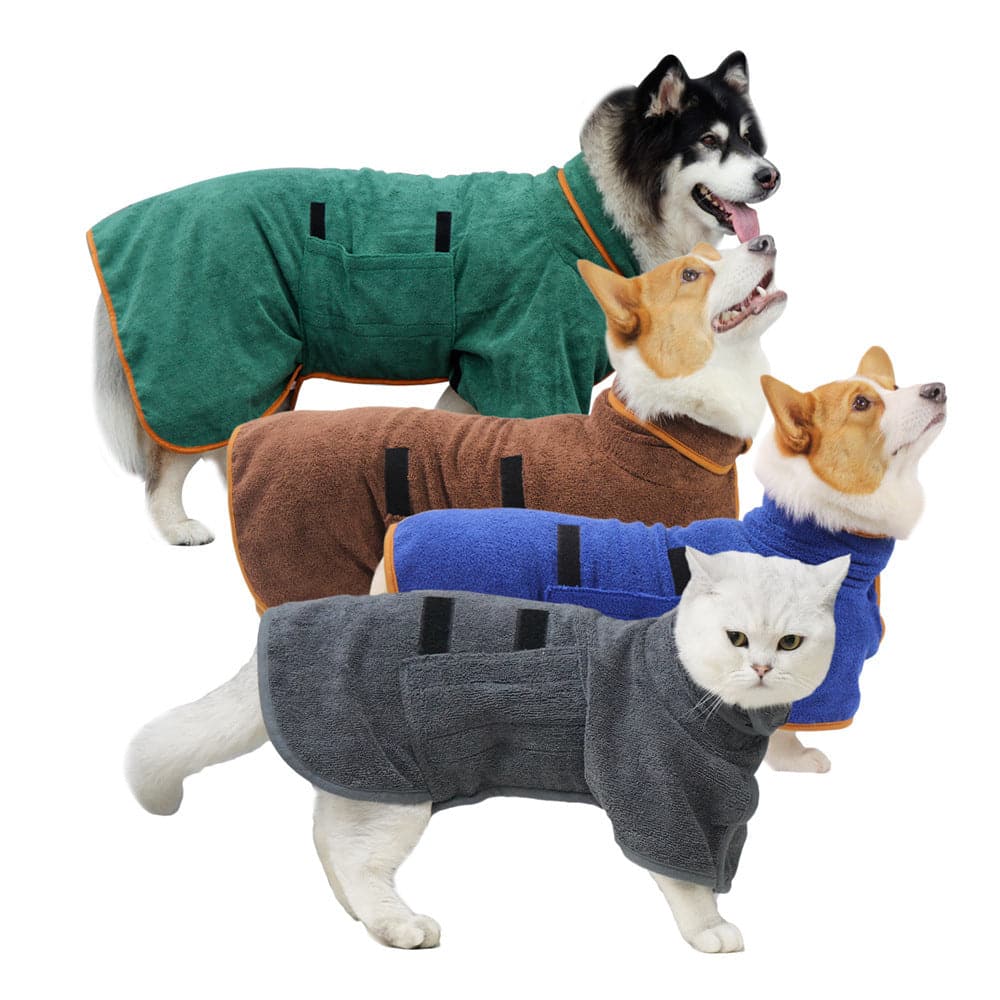 🐶Peignoir pour animaux de compagnie super absorbant🔥Vente de Noël 50% OFF🔥