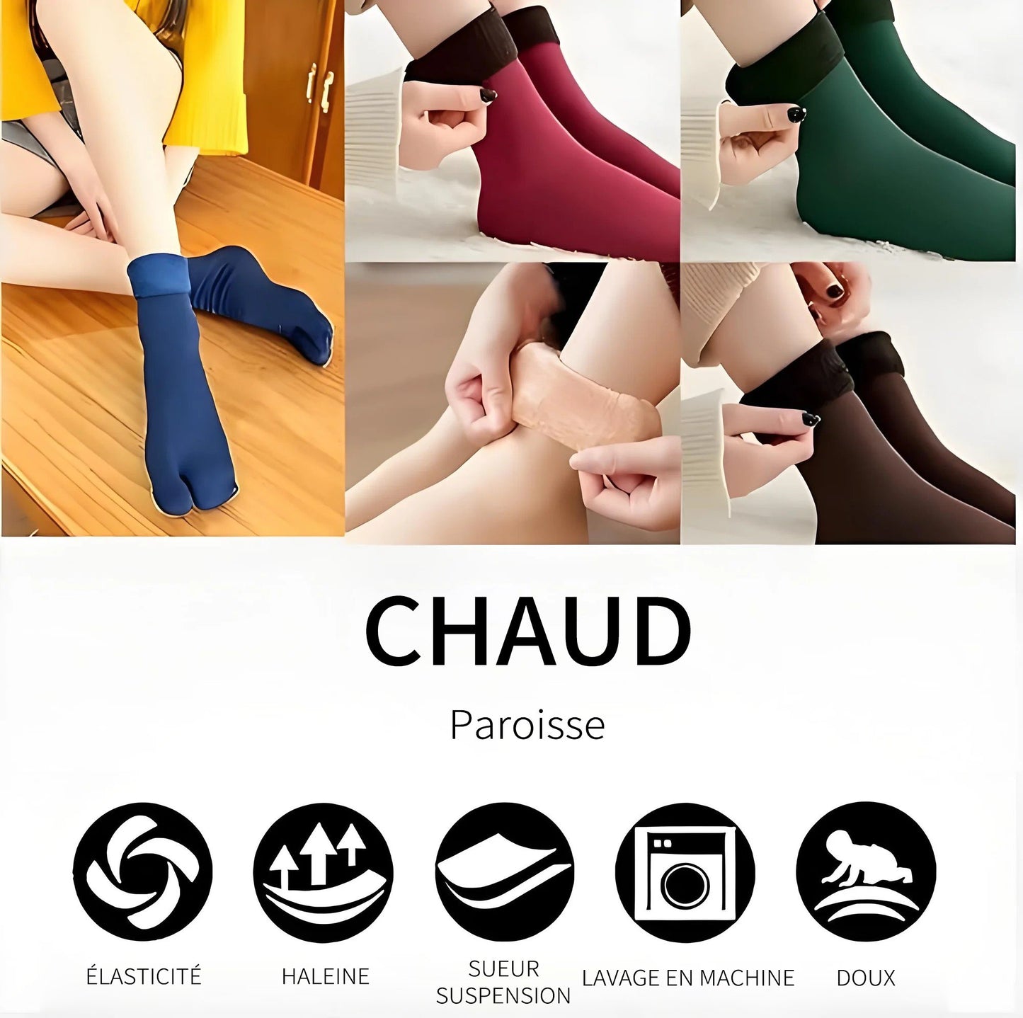 📢Dernier jour : 49 % de réduction🔥Chaussettes ultra douces et thermiques | Vos compagnons douillets pour l'hiver