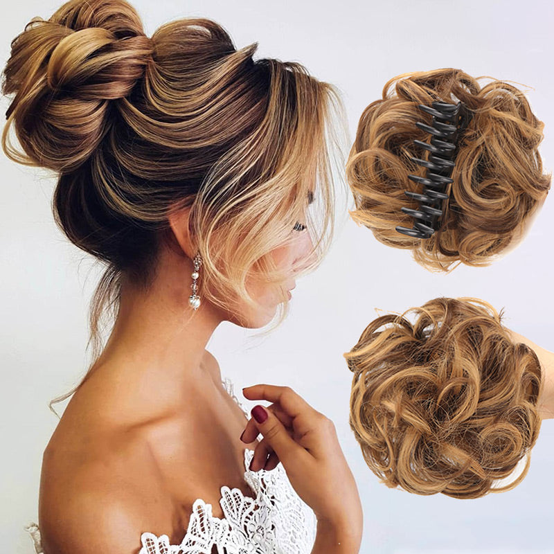 💥45% DE RÉDUCTION✨Perruque à Pinces avec Cheveux Naturels
