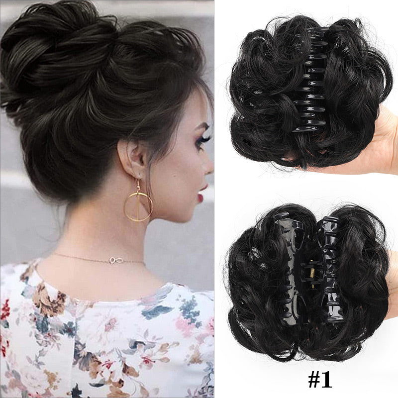 💥45% DE RÉDUCTION✨Perruque à Pinces avec Cheveux Naturels