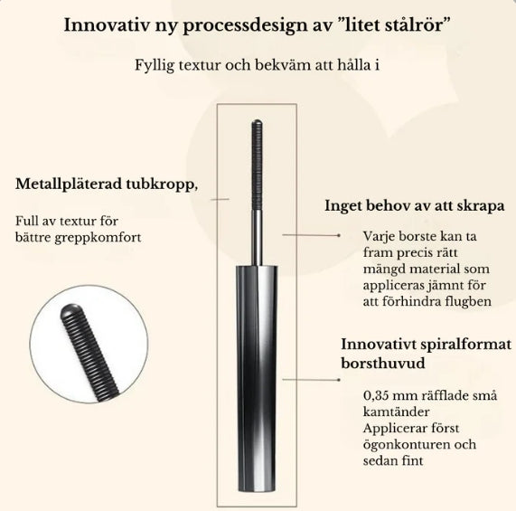 Tvättbar Metall Mascara🔥KÖP 1  FÅ 1 GRATIS🔥
