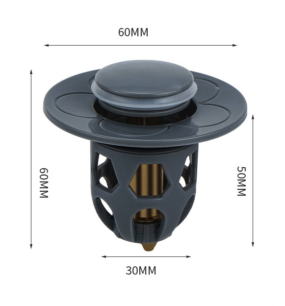 Bouchon universel de fuite de tête d'eau de lavabo