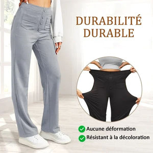 🔥Vente chaude-49% de réduction🎁Pantalon stretch décontracté taille haute pour femme