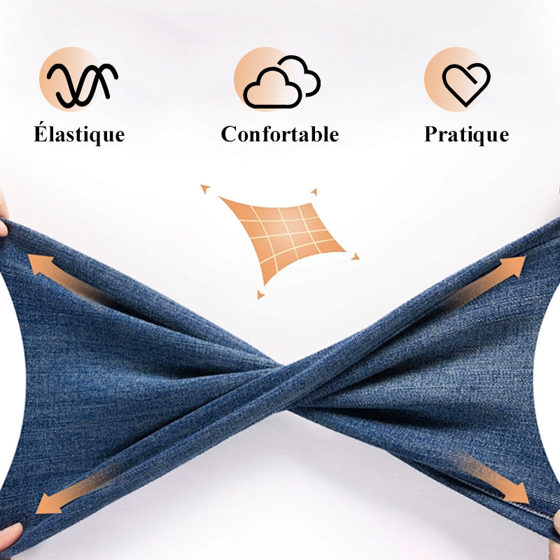 📢📢50% de réduction ! 🔥 Pantalon Stretch Taille Haute pour Abdominaux – Extensible à 360°, Affine Instantanément la Silhouette & Sculpte sans Serrer ! 👖✨