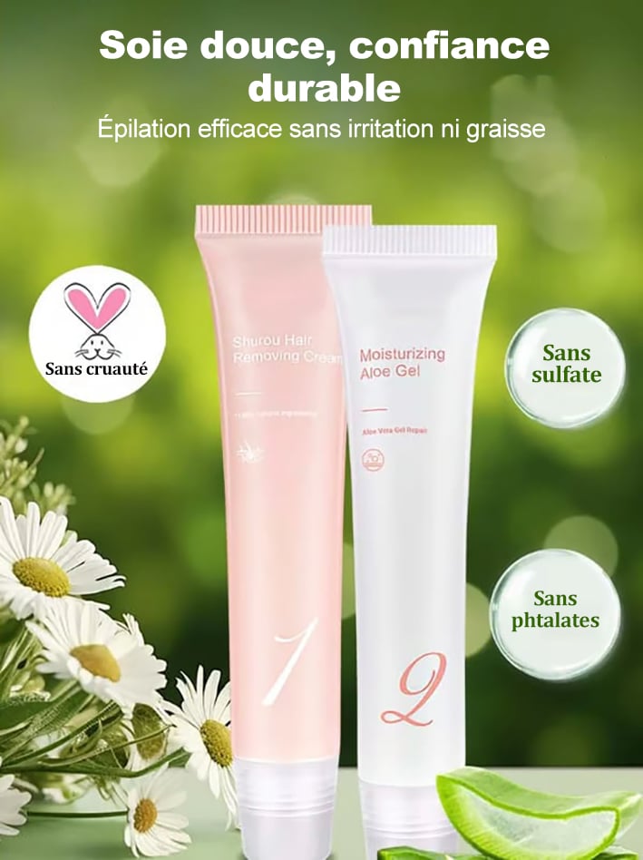 ACHETEZ-EN 2, OBTENEZ-EN 1 GRATUIT🤩Kit de crème dépilatoire pour femmes🤩