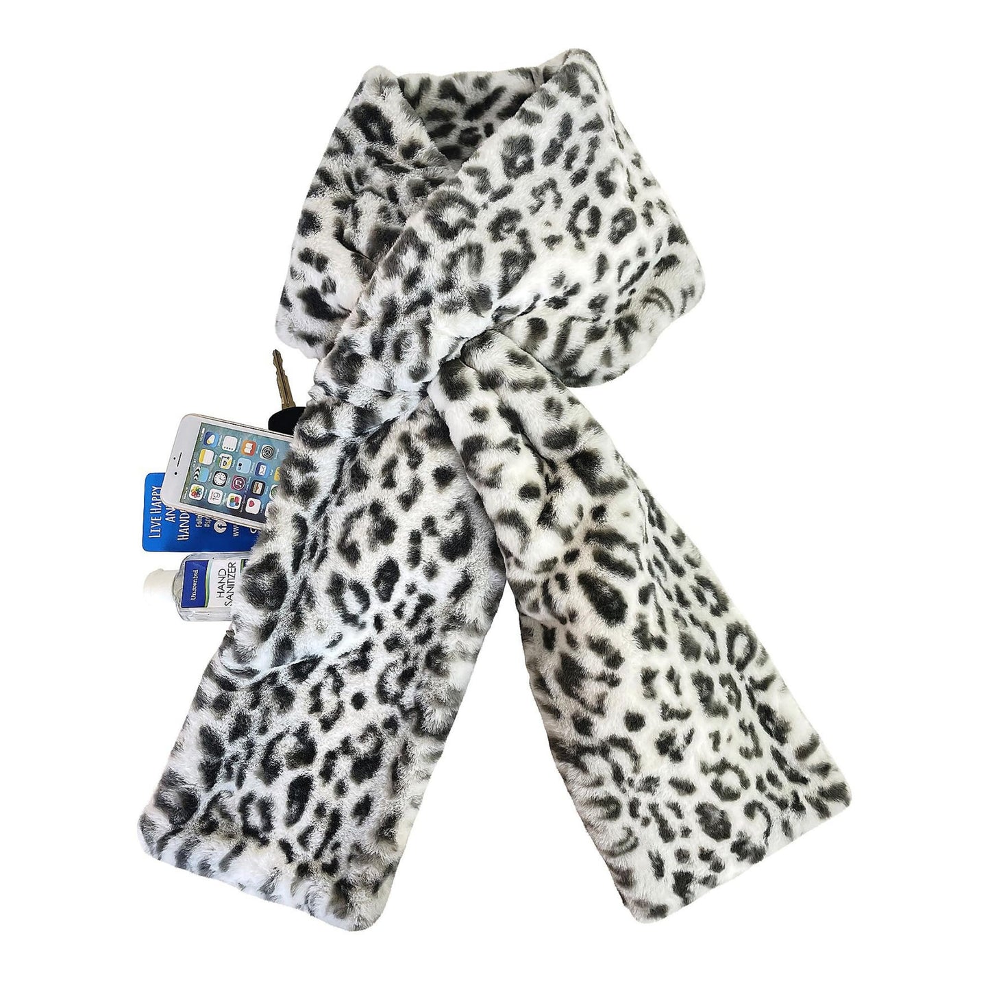 🧣50 % de réduction🔥 L’écharpe la plus confortable avec une poche zippée dissimulée