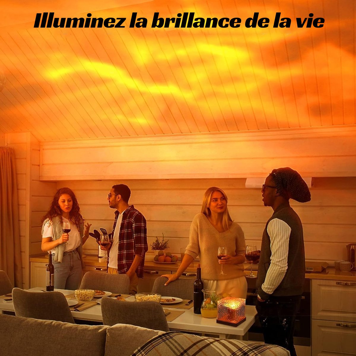 🌟Plus qu'un cadeau | Projecteur de rêves Keyora Aurora – Lumière étoilée pour des moments romantiques🌌