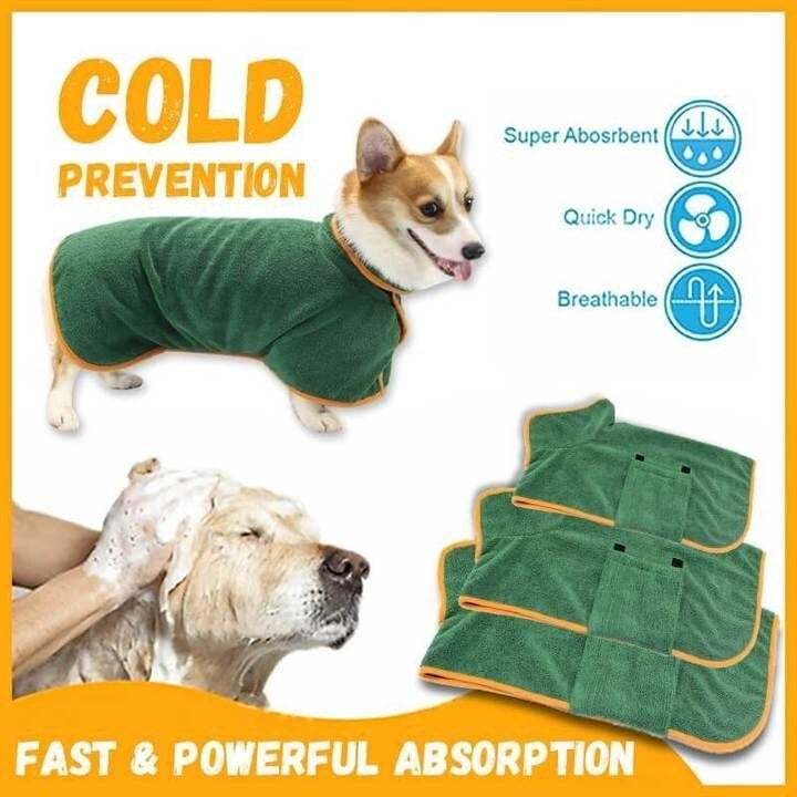 🐶Peignoir pour animaux de compagnie super absorbant🔥Vente de Noël 50% OFF🔥