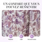 🔥50% de réduction👗Robe midi fleurie à manches évasées et col en V