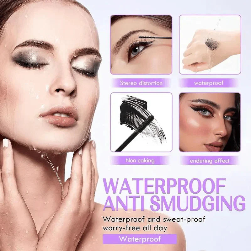 🌟Waterproof Spiral Brush Mascara For Lasting Curl