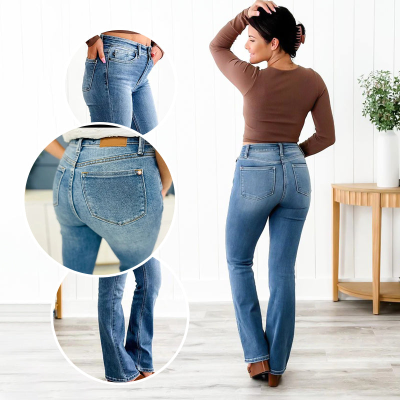 📢📢50% de réduction ! 🔥 Pantalon Stretch Taille Haute pour Abdominaux – Extensible à 360°, Affine Instantanément la Silhouette & Sculpte sans Serrer ! 👖✨