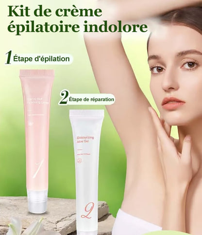 ACHETEZ-EN 2, OBTENEZ-EN 1 GRATUIT🤩Kit de crème dépilatoire pour femmes🤩