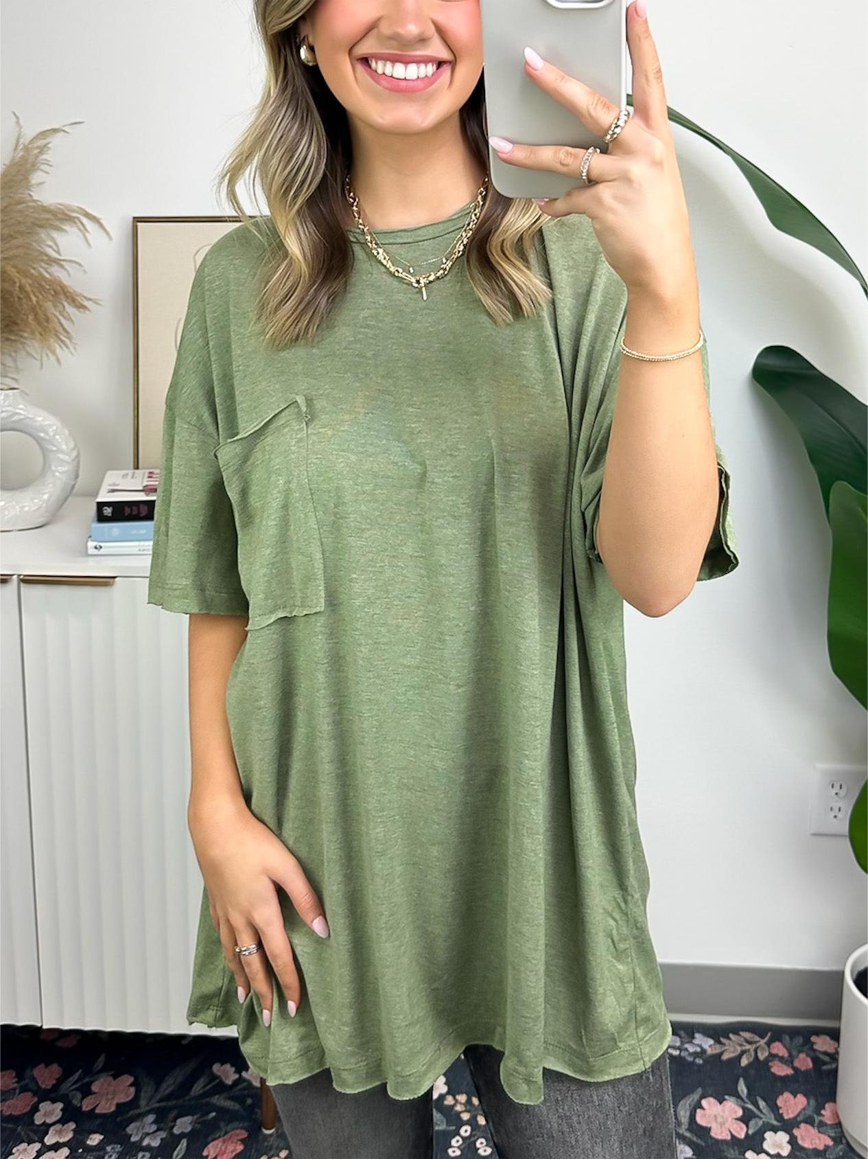 🌸Summer Hot Sale 50% OFF⏳🌸Women's Raw Edge Boxy Tee