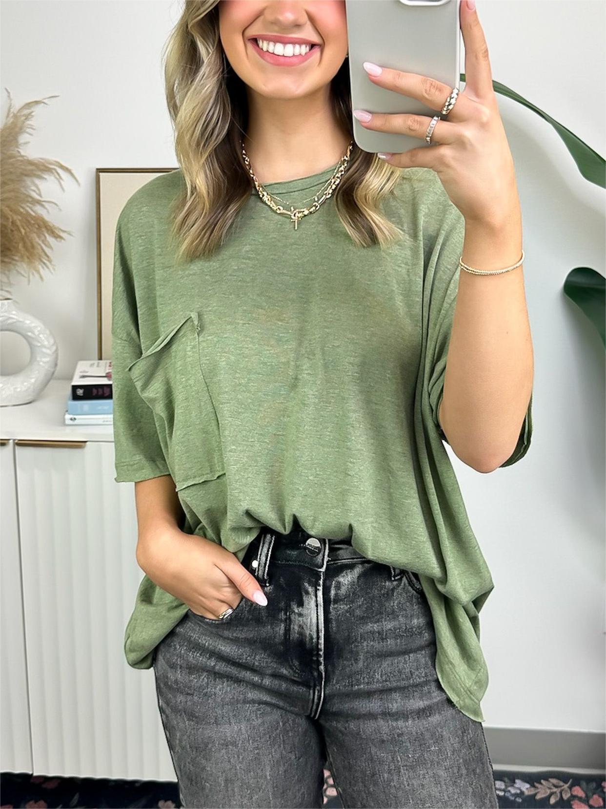 🌸Summer Hot Sale 50% OFF⏳🌸Women's Raw Edge Boxy Tee