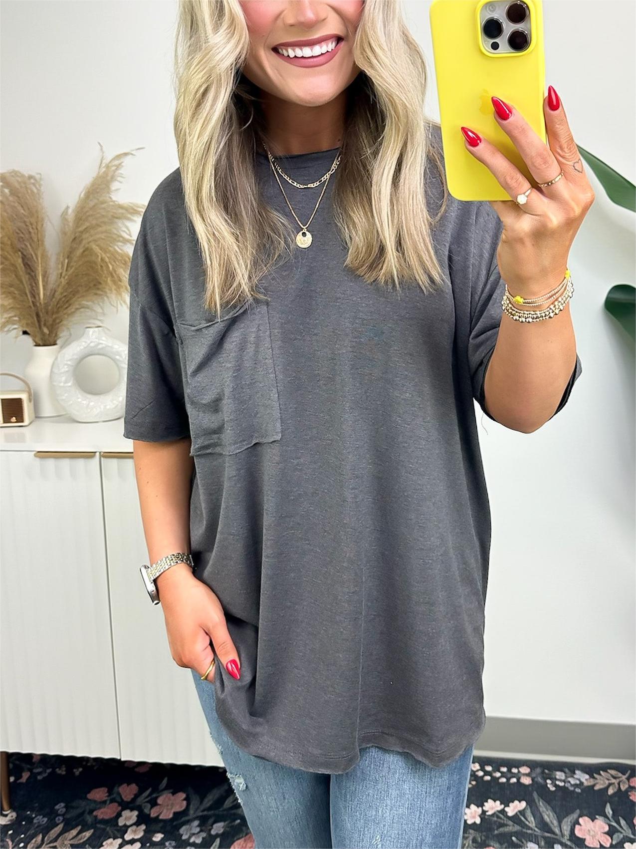 🌸Summer Hot Sale 50% OFF⏳🌸Women's Raw Edge Boxy Tee