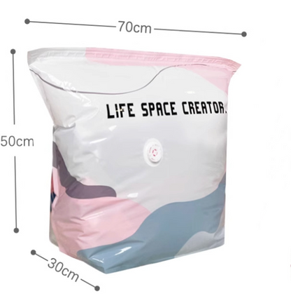🧳 ACHETEZ 3, OBTENEZ 2 GRATUIT! 💨 Grand Sac de Rangement Sous Vide Compressible – Sans Pompe, Étanche & Idéal Pour Gagner De La Place Dans Les Valises Et À La Maison ✈️