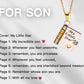 My Book Necklace for Daughter,Son or Lover, Birthday Day Gift Graduation Jewelry of Love