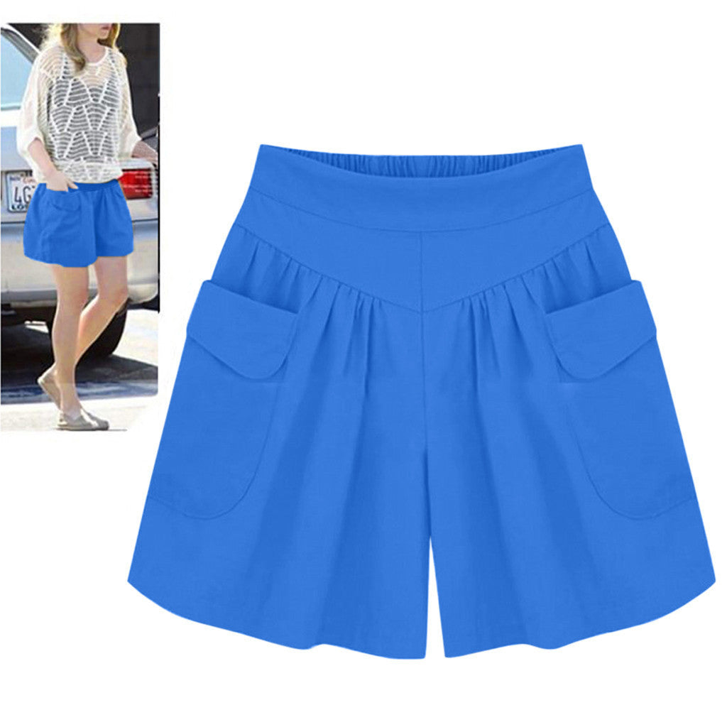💥Ausver Kauf💥Damen Strand Casual Hot Shorts mit elastischem Bund