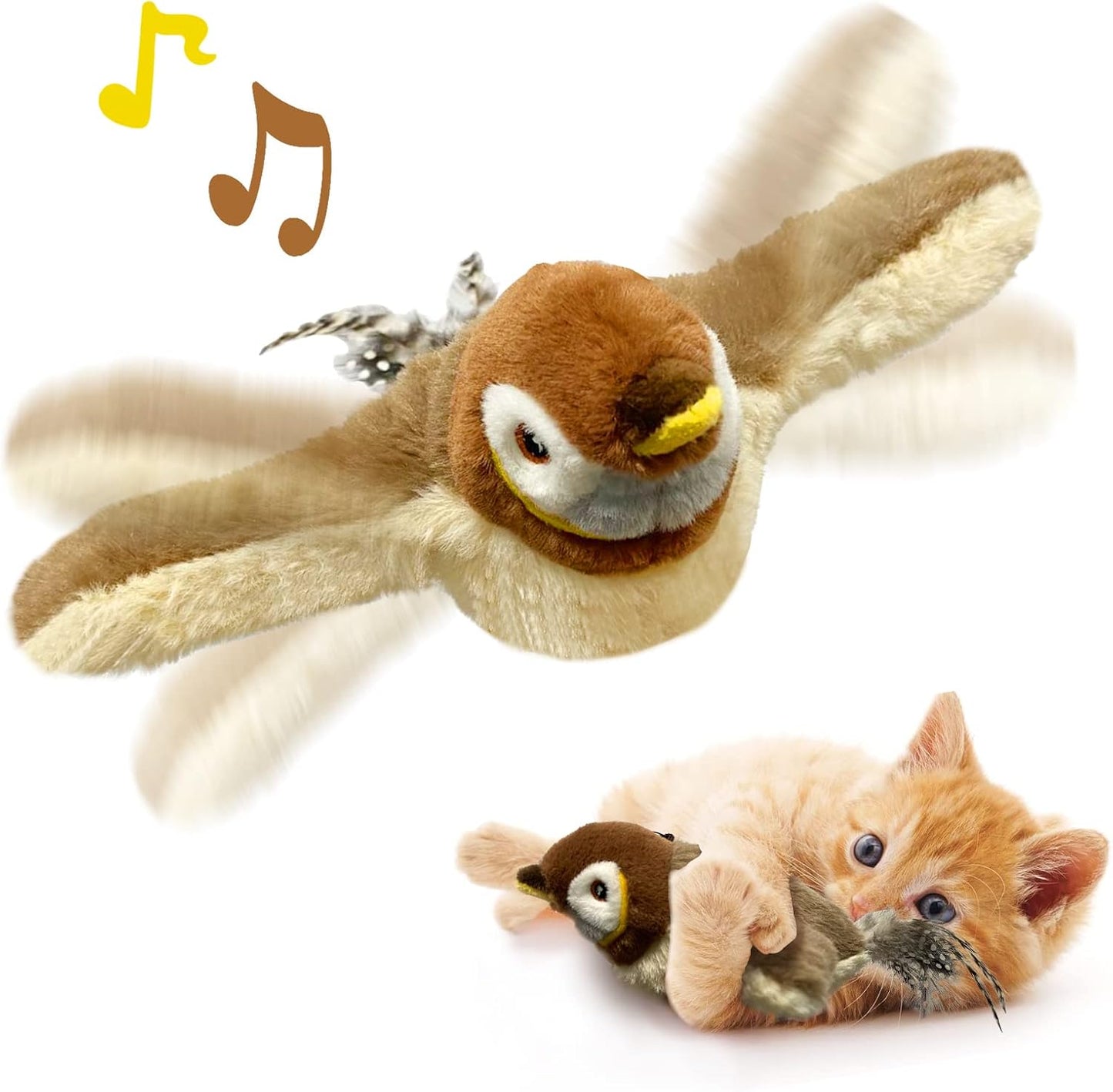🔥Dernier jour 49% de réduction🐦Jouets à l'herbe à chat pour oiseaux à ailes battantes