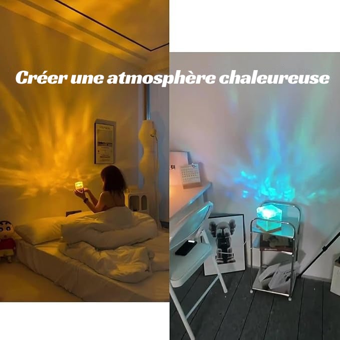 🌟Plus qu'un cadeau | Projecteur de rêves Keyora Aurora – Lumière étoilée pour des moments romantiques🌌
