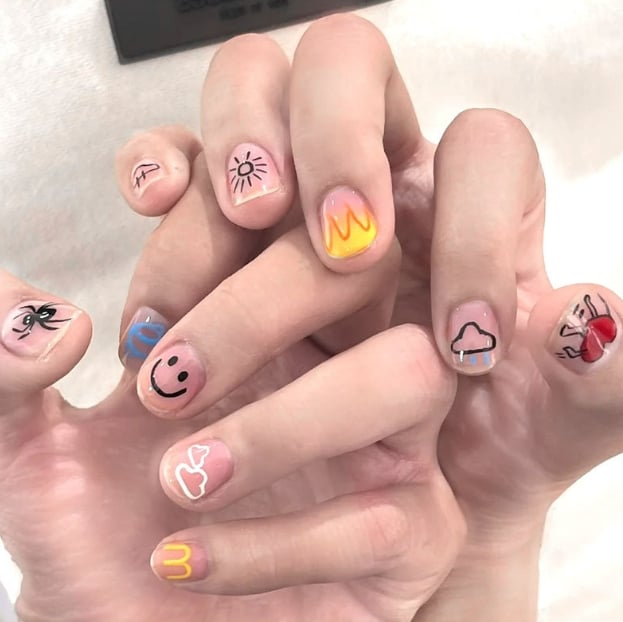 🎄Prévente de Noël - 49 % de réduction🌈Set de 12 stylos pour art des ongles