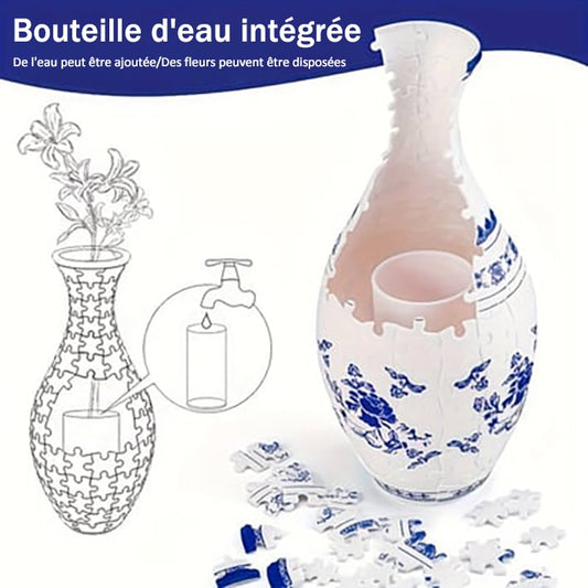 🎁Prix spécial nouvelle version ! 🎁Vase puzzle 3D