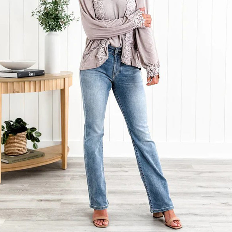 📢📢50% de réduction ! 🔥 Pantalon Stretch Taille Haute pour Abdominaux – Extensible à 360°, Affine Instantanément la Silhouette & Sculpte sans Serrer ! 👖✨