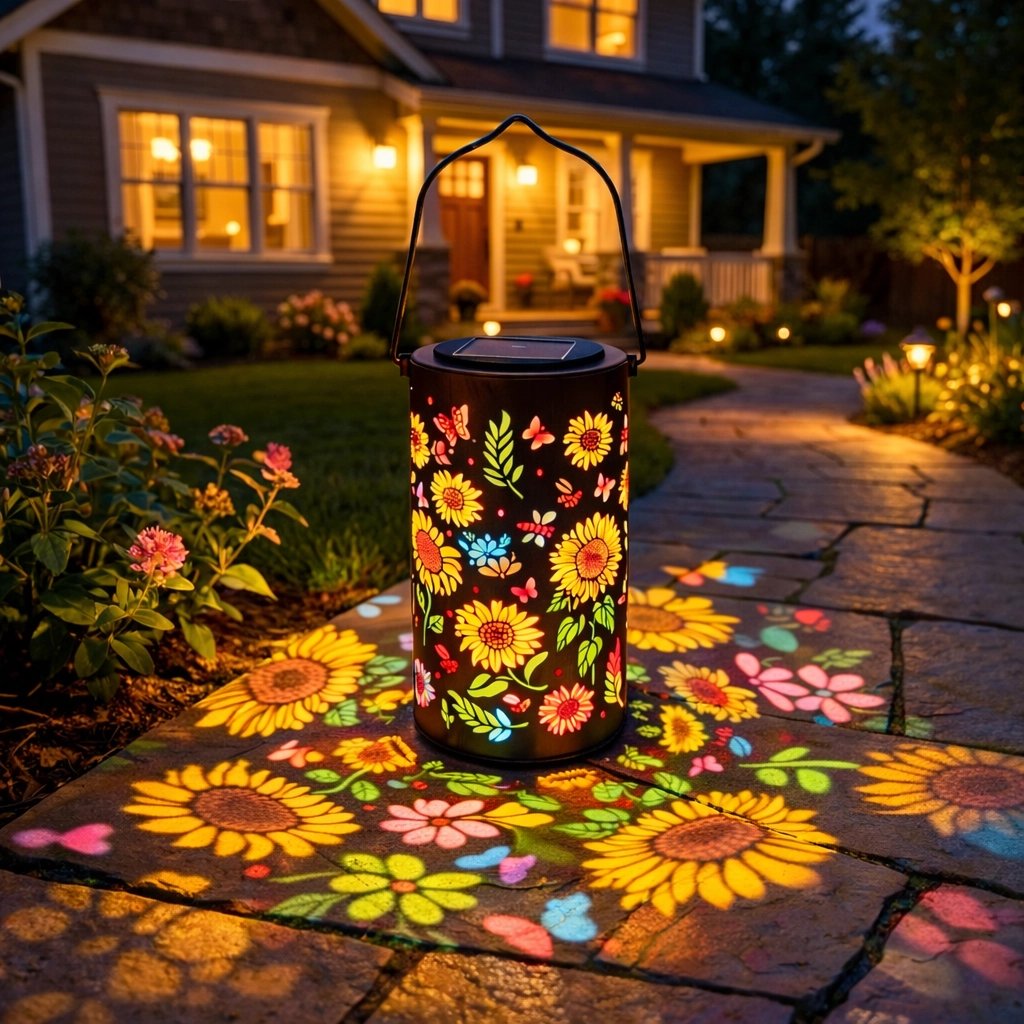 🔥OFFRE SPÉCIALE : 49 % DE RÉDUCTION🌞Lanterne solaire de jardin « Sunflower Glow » aux couleurs vives