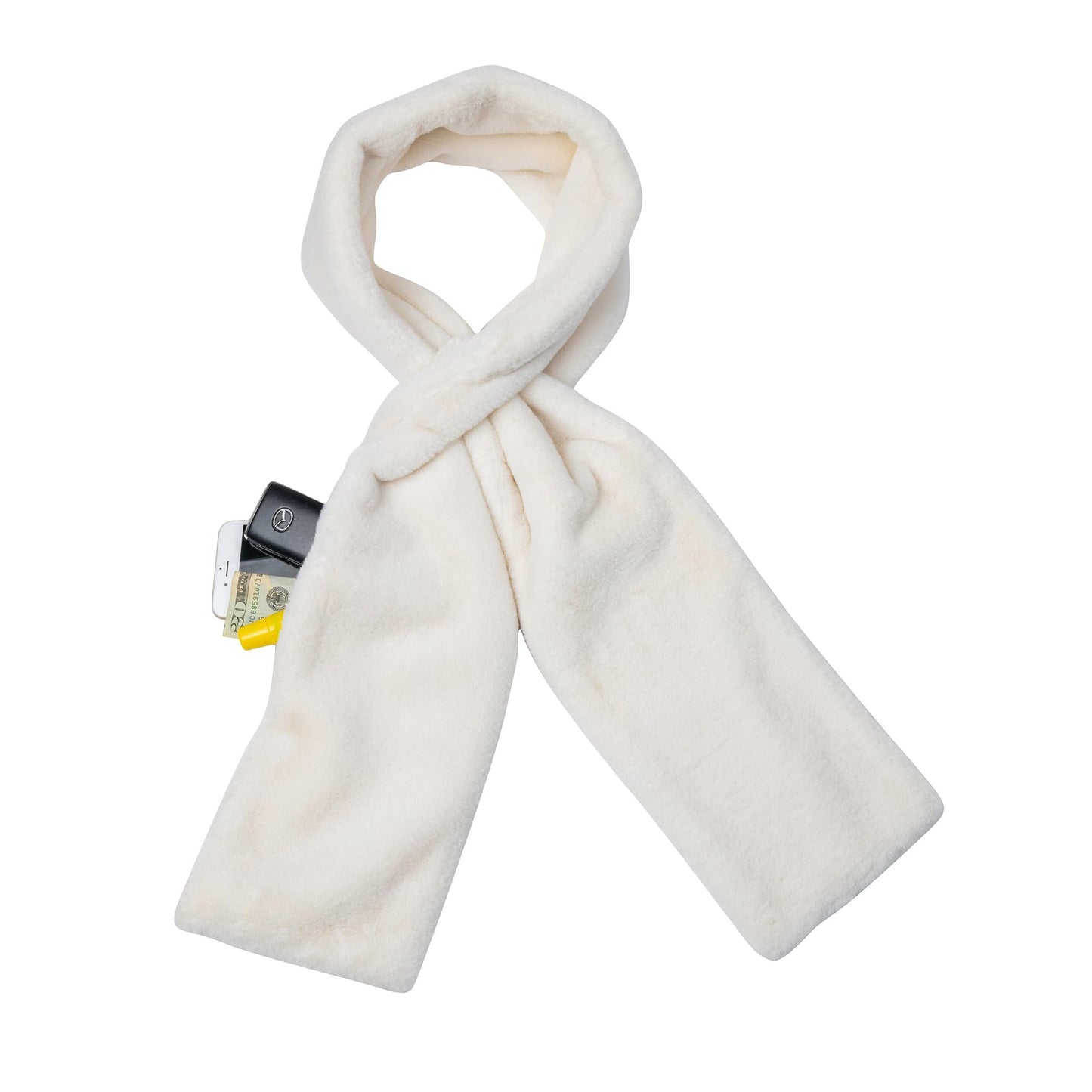 🧣50 % de réduction🔥 L’écharpe la plus confortable avec une poche zippée dissimulée