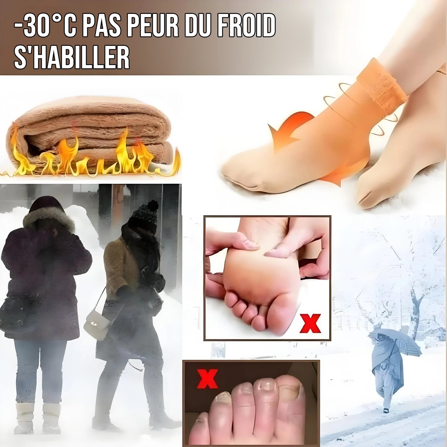 📢Dernier jour : 49 % de réduction🔥Chaussettes ultra douces et thermiques | Vos compagnons douillets pour l'hiver