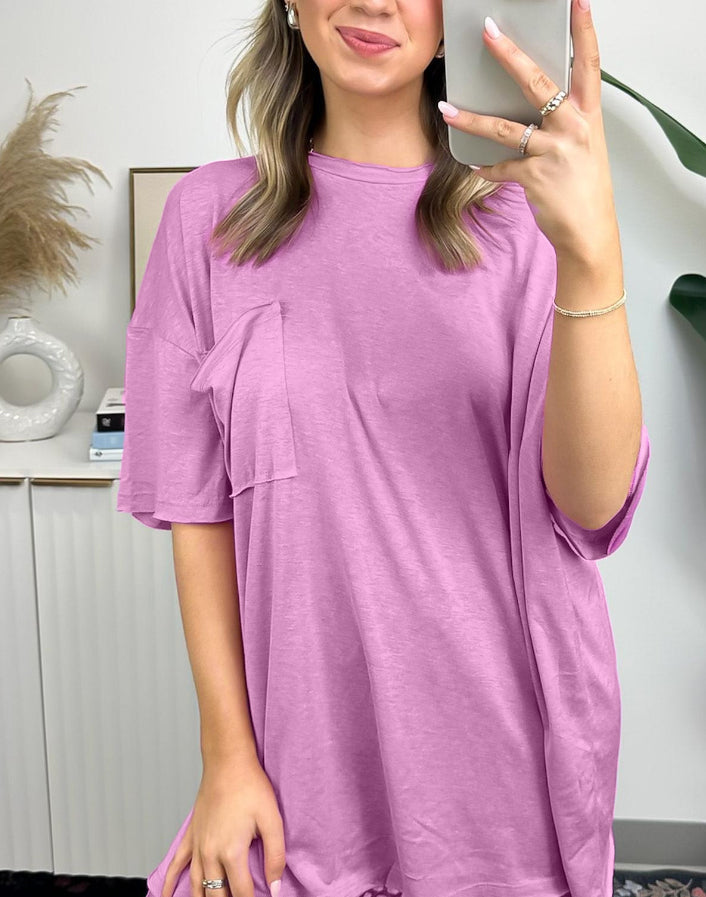 🌸Summer Hot Sale 50% OFF⏳🌸Women's Raw Edge Boxy Tee