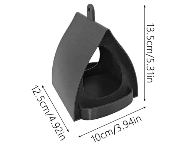 📢 50 % de réduction ⏰ Mangeoire suspendue pour oiseaux avec toit – Observation facile, nourriture protégée & design durable ! 🐦🌧️