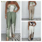 Sexy zomerprint losvallende strapless jumpsuit voor dames💖49% KORTING