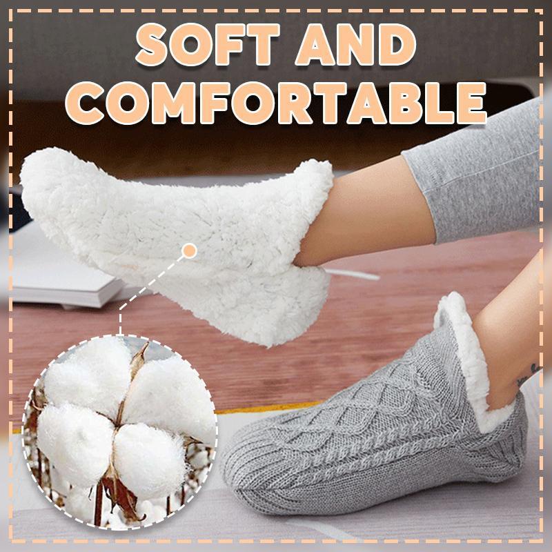 Chaussettes thermiques antidérapantes pour l'intérieur