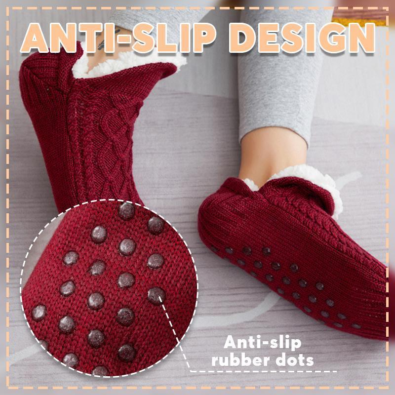 Chaussettes thermiques antidérapantes pour l'intérieur
