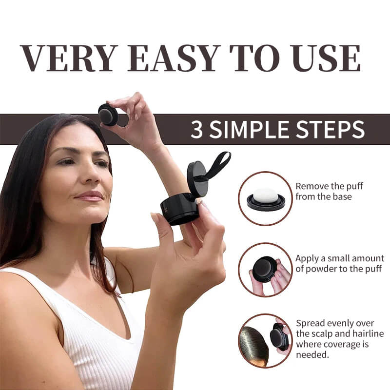 49% DE RÉDUCTION✨Poudre d'Ombrage Instantanée pour Les Cheveux