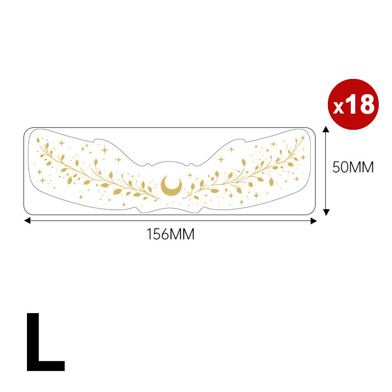 Autocollants de Tatouage de Visage Tache de Rousseur - 6 PCS