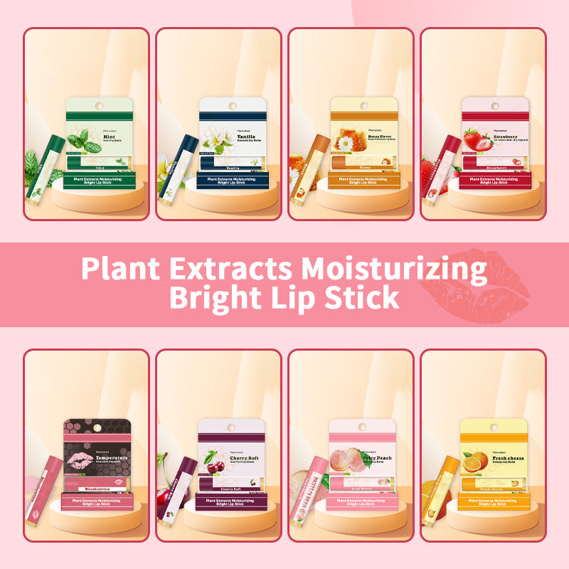 Stick à lèvres hydratant et lumineux aux extraits de plantes