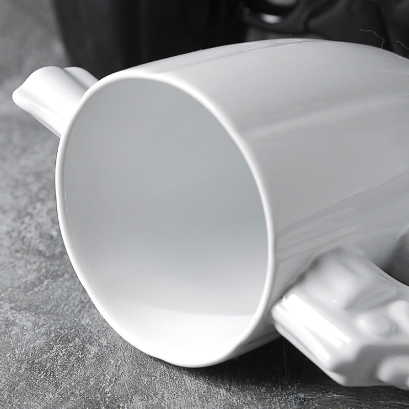 Creative Novelty Coffee Mug with Revolver Handle