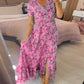 (💃What should I wear tomorrow?🔥 Free Shipping) print-cozy v-neck long-dress