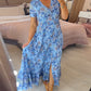 (💃What should I wear tomorrow?🔥 Free Shipping) print-cozy v-neck long-dress