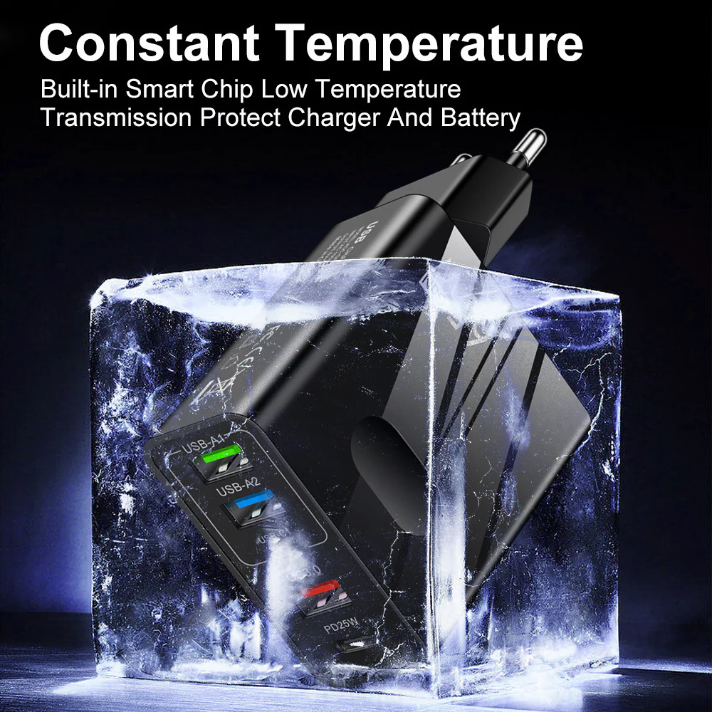 🎉VENTE DU DERNIER JOUR 50% DE RÉDUCTION🔥[Cadeau pratique] Chargeur rapide à ports multiples 65W & 120W