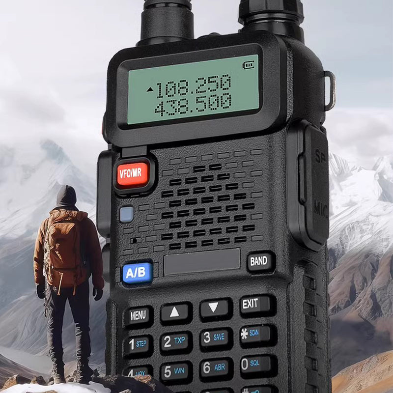 Radio amateur UV-5R longue portée UV5R Radio bidirectionnelle double bande Walkie