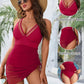 🏝️ Dernière vente 49% OFF🍧Le maillot de bain amincissant en mesh transparent avec wraps de sarong