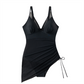 🏝️ Dernière vente 49% OFF🍧Le maillot de bain amincissant en mesh transparent avec wraps de sarong
