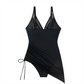 🏝️ Dernière vente 49% OFF🍧Le maillot de bain amincissant en mesh transparent avec wraps de sarong
