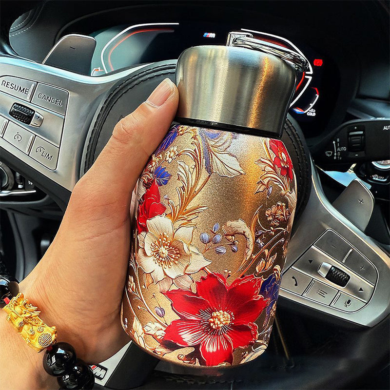 🎁Une idée cadeau  49% OFF🔥Bouteille d'eau chaude élégante et portable 🎒