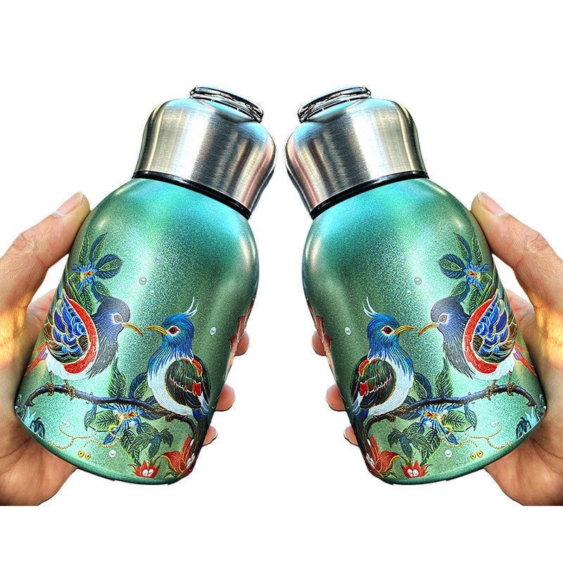 🎁Une idée cadeau  49% OFF🔥Bouteille d'eau chaude élégante et portable 🎒