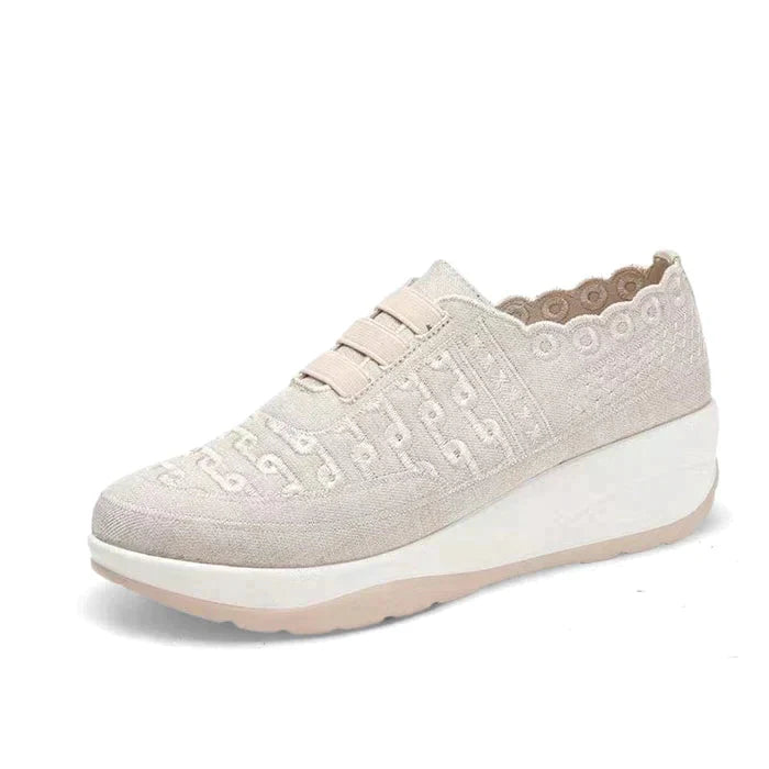 Chaussures Femmes Confortable Mesh élastique Orteils ronds Un pied Étrier