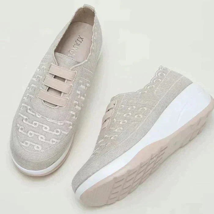 Chaussures Femmes Confortable Mesh élastique Orteils ronds Un pied Étrier